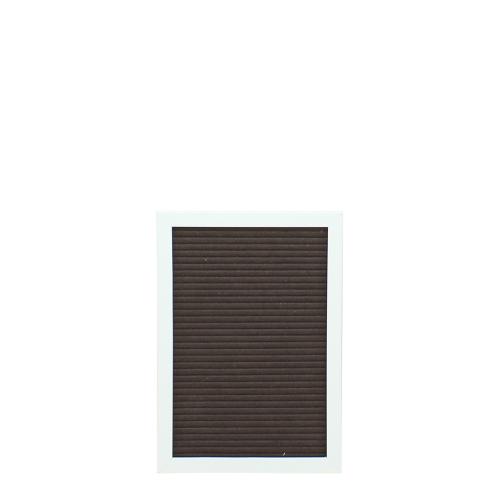 Bokstavstavla - Svart med vit ram - 20 x 30 cm - www.frokenfraken.se