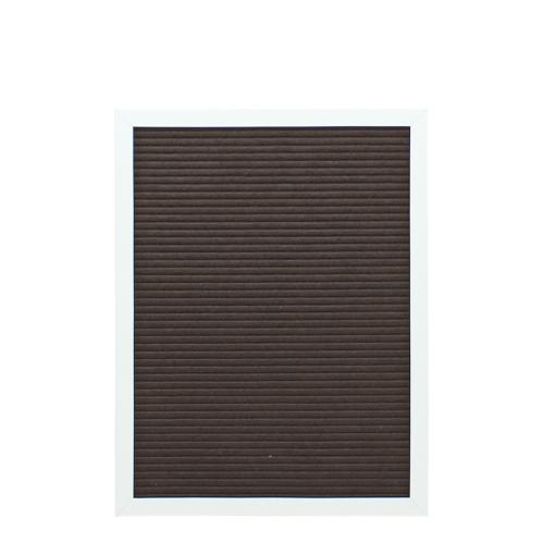 Bokstavstavla - Svart med vit ram - 30 x 40 cm - www.frokenfraken.se