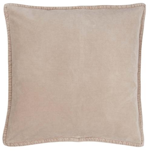 Kuddfodral - sammet - fog - 52 x 52 cm - www.frokenfraken.se