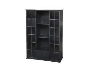 Skåp - Metall Svart - 148,5 x 107 x 36 cm - www.frokenfraken.se
