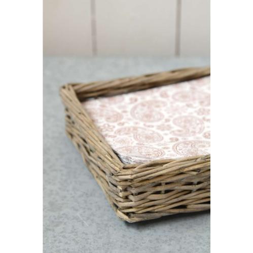 Servettkorg - Grå - Natur - www.frokenfraken.se