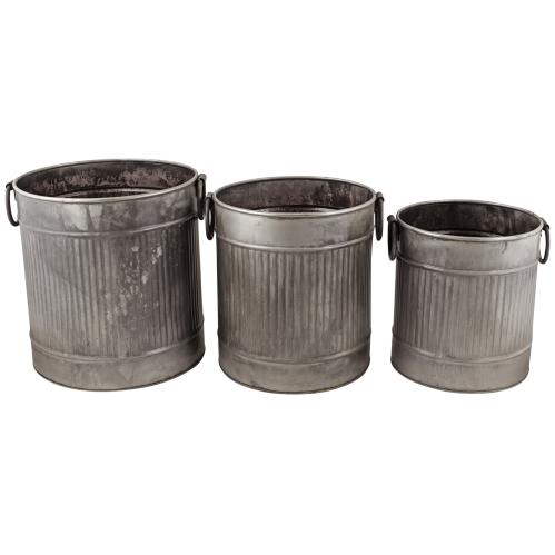 Kruka - Metall Antik Liten - Ø24 x 27 cm - www.frokenfraken.se