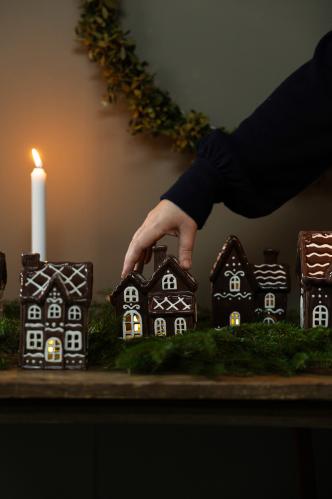 Ljuslykta - Hus - Pepparkakshus - Nr 1 - www.frokenfraken.se