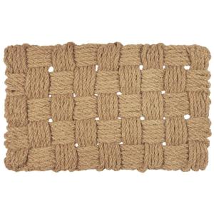 Dörrmatta - Flätad kokosfibrer - 75 x 45 cm - www.frokenfraken.se