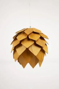 Taklampa - Cone - Brun - Ø27 cm - www.frokenfraken.se