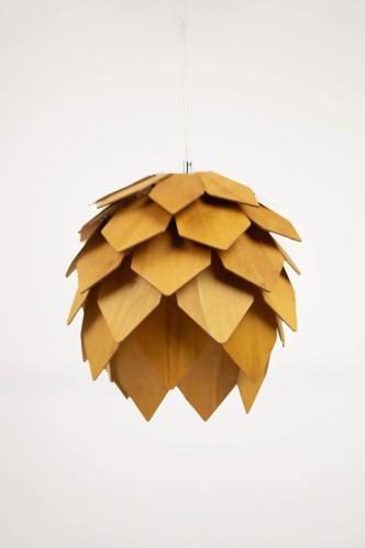 Taklampa - Cone - Brun - Ø27 cm - www.frokenfraken.se