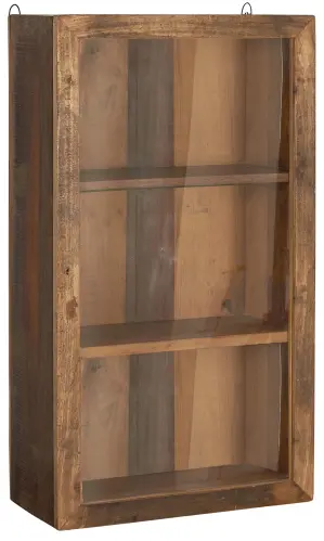 Väggskåp - 2 Hyllor - Glaslåda - 50 X 90 X 25 CM - www.frokenfraken.se
