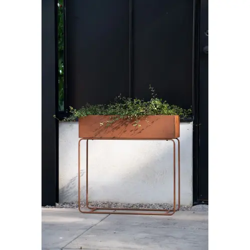 Planteringskärl - 2 Storlekar - Rost - 80 x 26 cm - www.frokenfraken.se