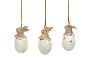 Kaniner Hängande - 3-pack - 6 cm - www.frokenfraken.se