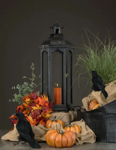 Pumpa - Grön - Avlång dekoration - 20 cm - www.frokenfraken.se