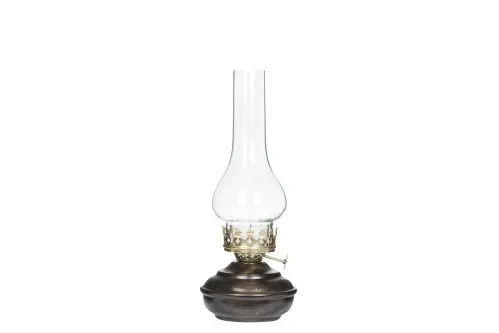 Fotogenlampa - För värmeljus - Antik Brun - 27 cm - www.frokenfraken.se