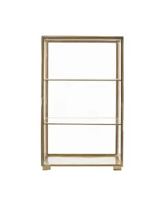 Skåp - Glas/Mässing - 56,5 x 35 xm - www.frokenfraken.se