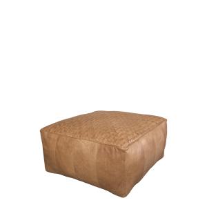Lounge - Sittpuff - Läder - 75 x 75 cm - www.frokenfraken.se