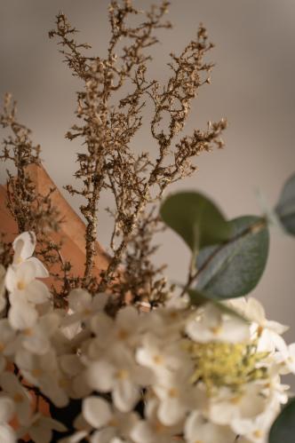 Bukett - Hortensia/Gren/Eucalyptus - www.frokenfraken.se
