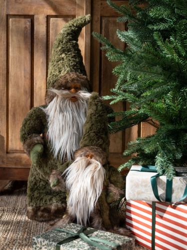 Tomte - Grön - 43 cm - www.frokenfraken.se