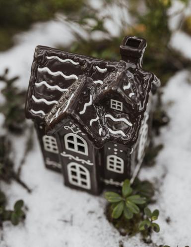 Ljuslykta - Hus - Pepparkakshus - Nr 4 - www.frokenfraken.se