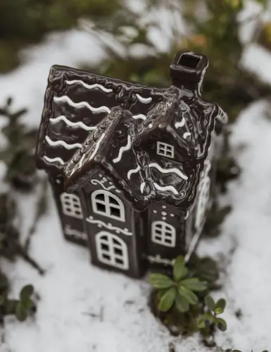 Ljuslykta - Hus - Pepparkakshus - Nr 4 - www.frokenfraken.se