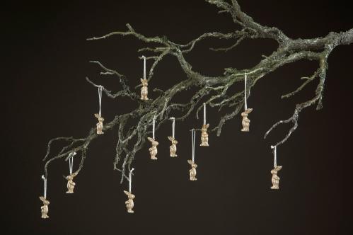 Kaniner - Hänge - Påsk - 6-pack - 5 cm - www.frokenfraken.se