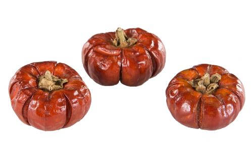Mini pumpor - Mörkorange - Dekoration - 250g/ca 40 st - www.frokenfraken.se