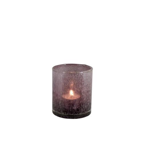 Ljuslykta Elvira - Brun - Ø8 x H9,5 cm - www.frokenfraken.se
