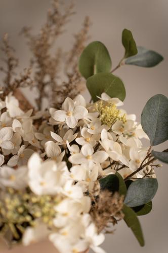 Bukett - Hortensia/Gren/Eucalyptus - www.frokenfraken.se