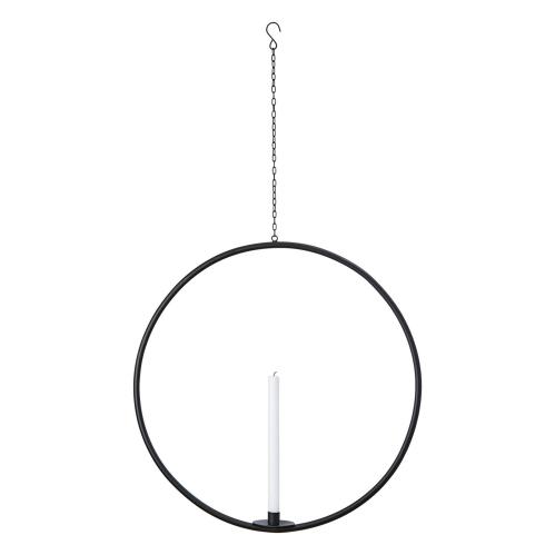 Ljusstake M - Svart - Ø55 x 98 cm - www.frokenfraken.se