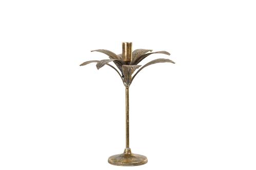 Ljusstake Palm G.Brun  - 18 x 27 cm - www.frokenfraken.se