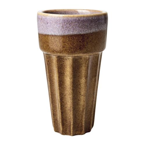 Mugg L - Costa - Senapsgul/flerfärgad - Ø8 x 14 cm - www.frokenfraken.se