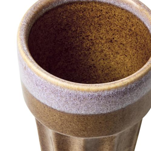 Mugg L - Costa - Senapsgul/flerfärgad - Ø8 x 14 cm - www.frokenfraken.se