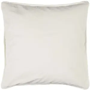 Kuddfodral - sammet - butter cream - 52 x 52 cm - www.frokenfraken.se