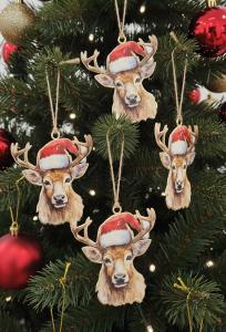 Julkula - Hänge - Ren - Keramik - 10 x 9 cm - www.frokenfraken.se