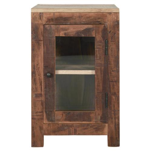 Sidobord - Skåp med glasdörr - Wood - 62 cm - www.frokenfraken.se