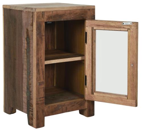 Sidobord - Skåp med glasdörr - Wood - 62 cm - www.frokenfraken.se