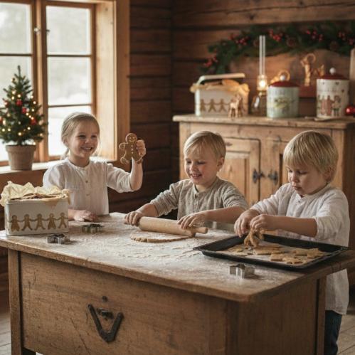 Plåtburk - Pepparkaksburk - 18 x 18 x 10cm - www.frokenfraken.se