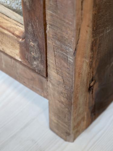 Vitrinskåp - Brun/Natur - 105 x 47 x 18 cm - www.frokenfraken.se