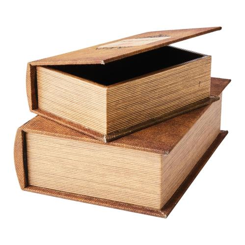 Förvaringsbok - Boklåda - 2 storlekar - Natur - 27 x 19 x 8 cm - www.frokenfraken.se