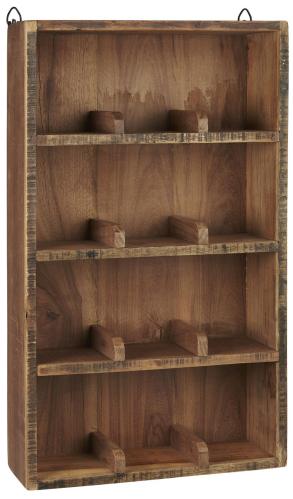 Vägghylla med 12 fack - Wood - 61 x 36 cm - www.frokenfraken.se