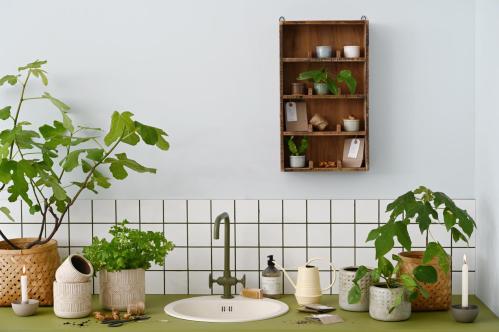 Vägghylla med 12 fack - Wood - 61 x 36 cm - www.frokenfraken.se