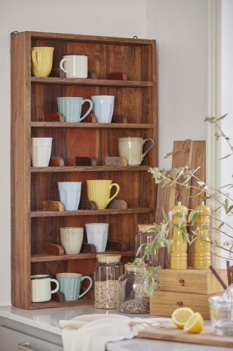 Vägghylla med 24 fack - 2-pack - Wood - 89 x 50 cm - www.frokenfraken.se