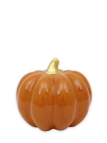 Pumpa - Ockra - Fenja - Låg XL - Ø14 x 12 cmcm - www.frokenfraken.se
