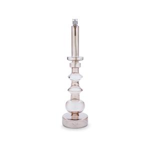 Ljusstake - Oljelampa - Glas - Champagne - 34 cm - www.frokenfraken.se