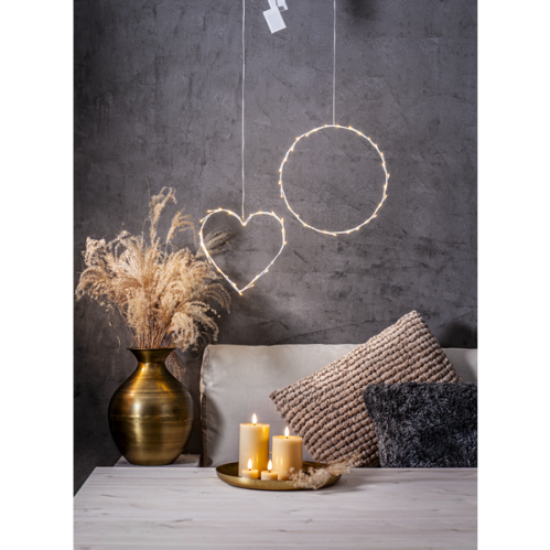 Batteriljus - Beige - LED Värmeljus - 5 cm - Flamme Flow - 2 st - www.frokenfraken.se