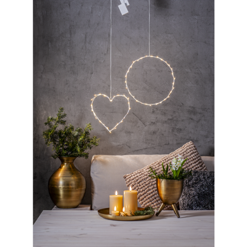 Batteriljus - Beige - LED Värmeljus - 5 cm - Flamme Flow - 2 st - www.frokenfraken.se