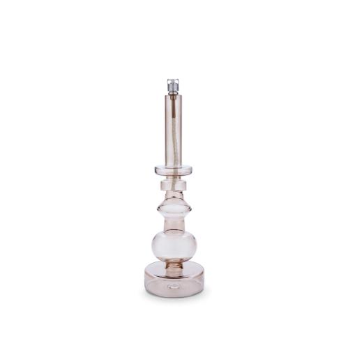 Ljusstake - Oljelampa - Glas - Champagne - 30.5 cm - www.frokenfraken.se