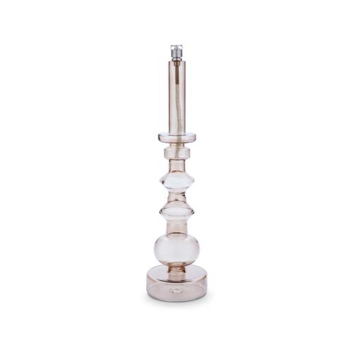 Ljusstake - Oljelampa - Glas - Champagne - 34 cm - www.frokenfraken.se