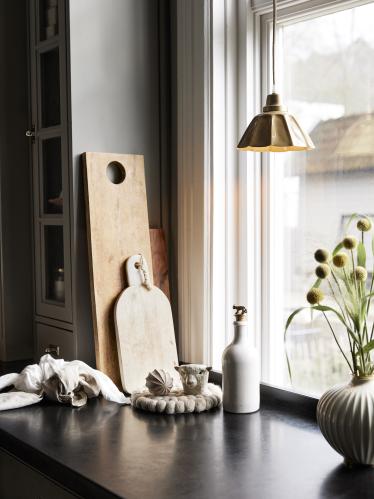 Fönsterlampa - Ester - Gul - 17 cm - www.frokenfraken.se