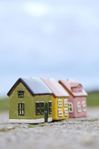 Hus för värmeljus - 3-pack - Mini Nyhavn - 10 cm - www.frokenfraken.se