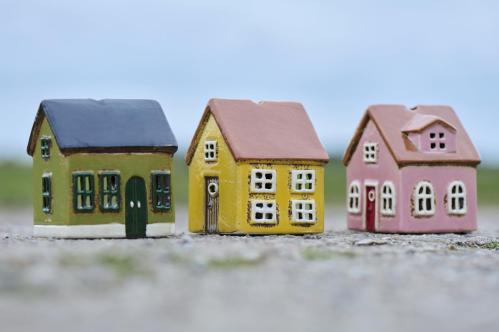 Hus för värmeljus - 3-pack - Mini Nyhavn - 10 cm - www.frokenfraken.se