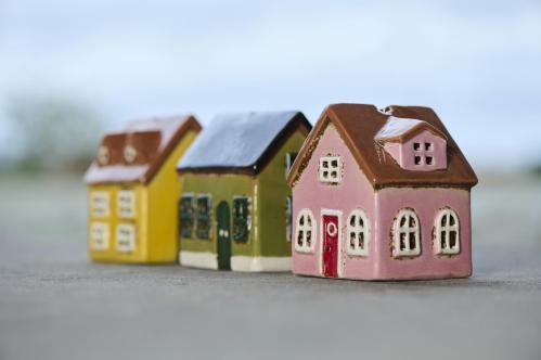 Hus för värmeljus - 3-pack - Mini Nyhavn - 10 cm - www.frokenfraken.se