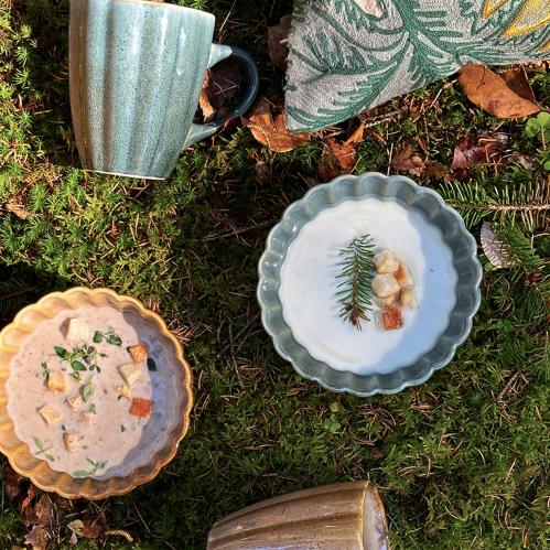 Skål - Joy - Ocra - Ø14 x 7 cm - www.frokenfraken.se